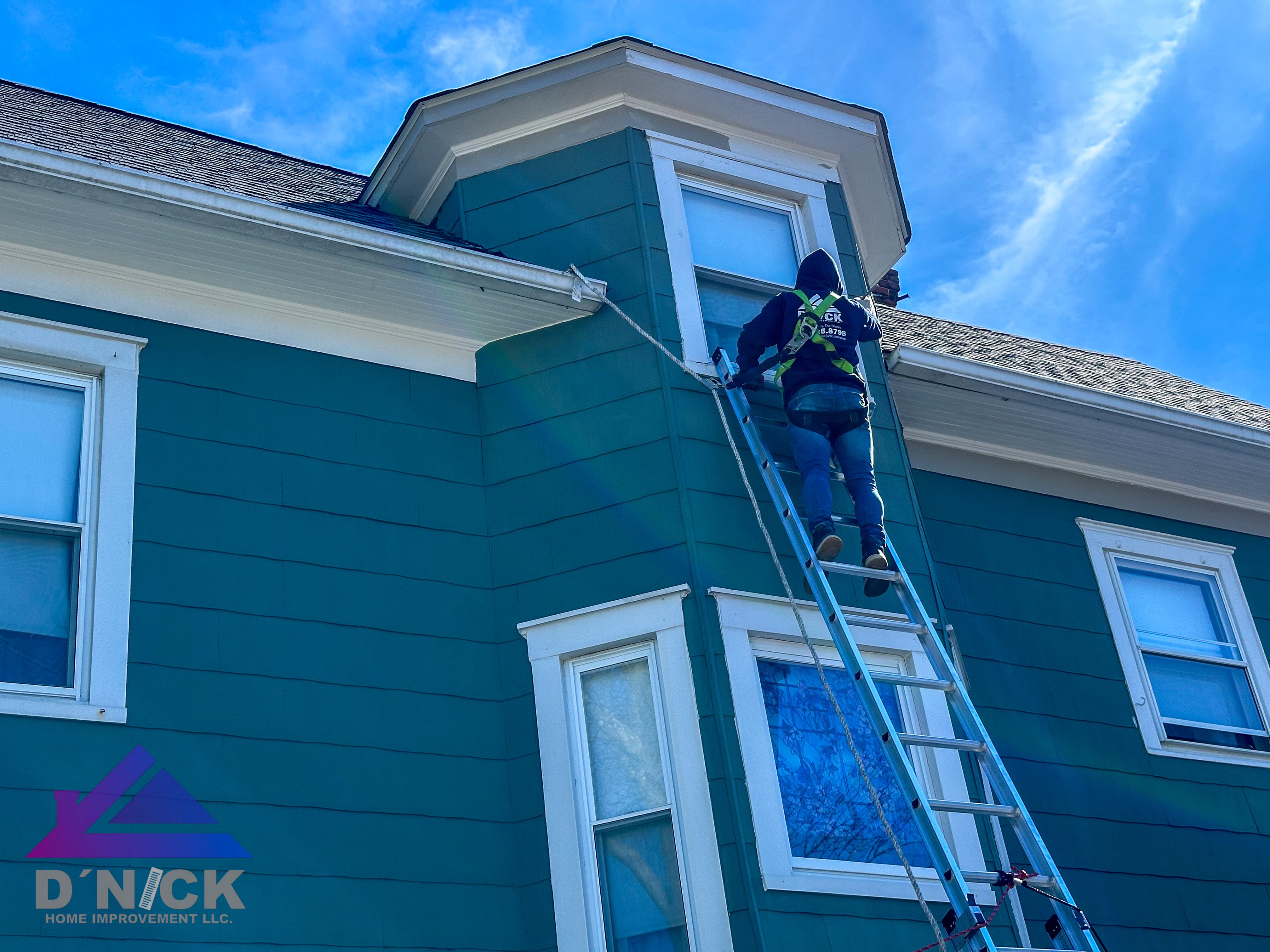 Field documentation and roof repair work